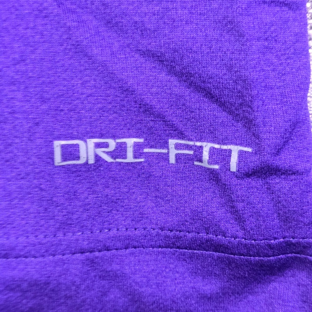 K-State Wildcats Nike Team Issued Dri-Fit Shirt Mens XXL Purple On-Field Big 12 - Picture 12 of 16